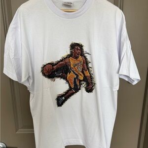White Stitched Kobe Bryant T-Shirt